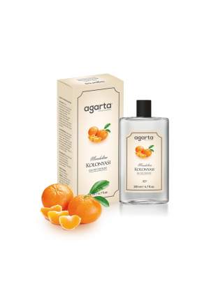 Agarta 80 Derece Mandalina Kolonyası Cam Şişe 200 ml
